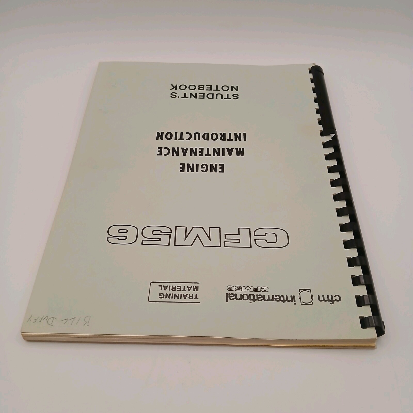 Vintage CFM International CFM56 Engine Maintenance Introduction Student Notebook
