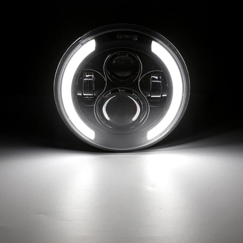 For Honda Shadow VT VT1100 VT750 VT600 VF750 7inch LED Headlight Turn Lights DRL