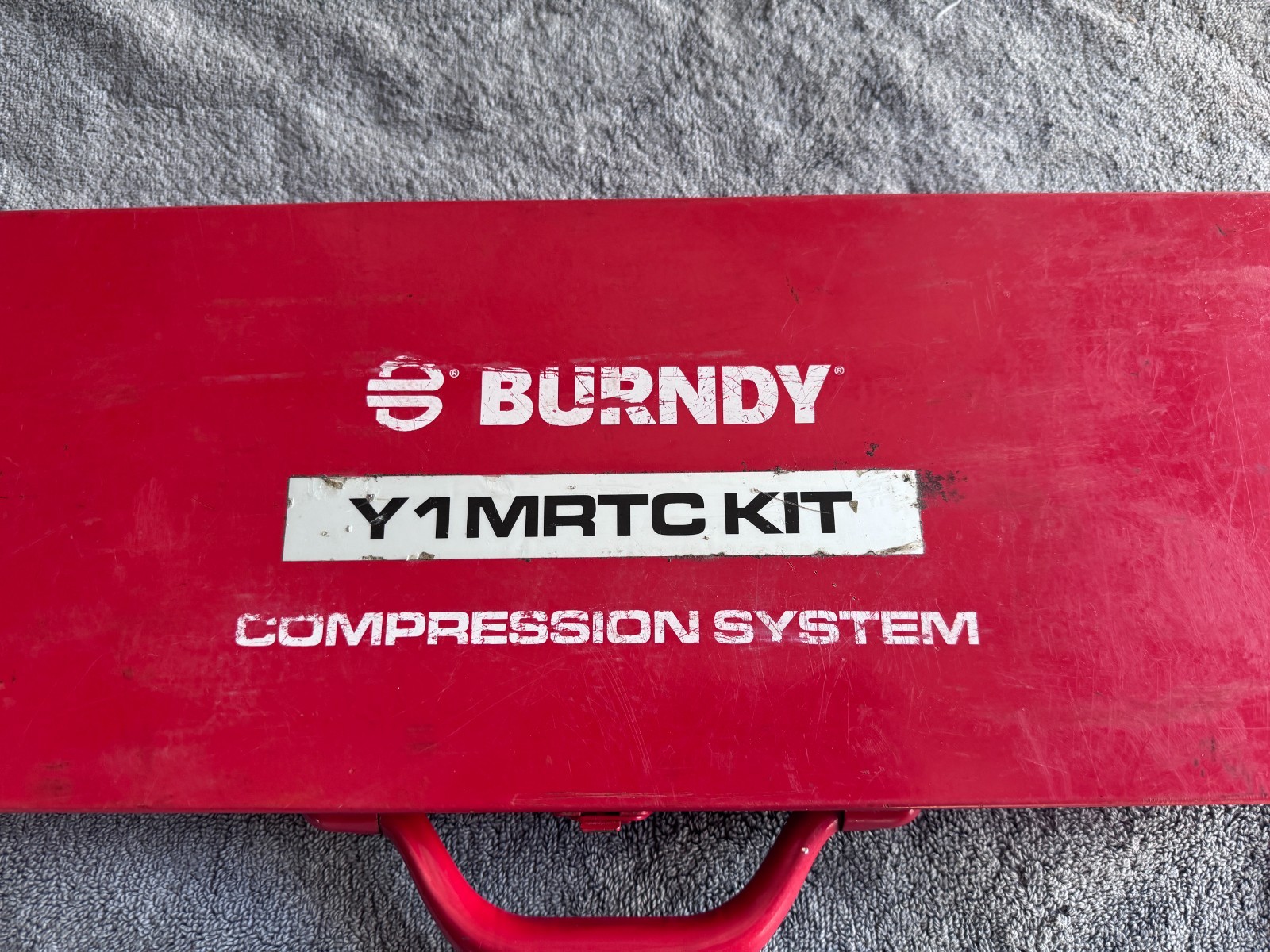 Burndy Compression System Ratcheting Crimper Y1MRTC Kit