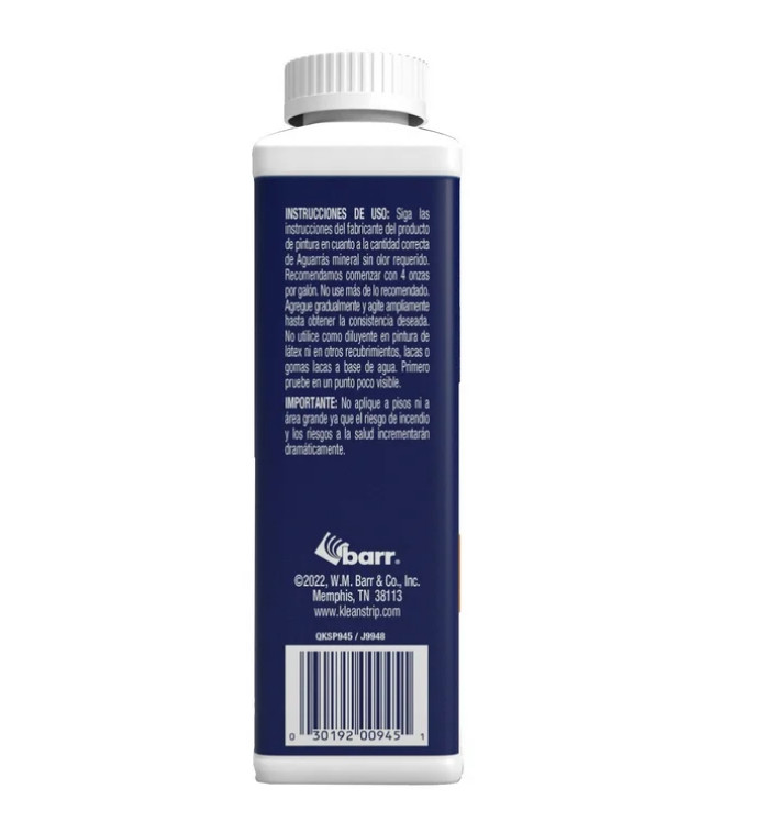 Klean Strip 32oz Mineral Spirits – Odorless, Fast-Dissolving Formula