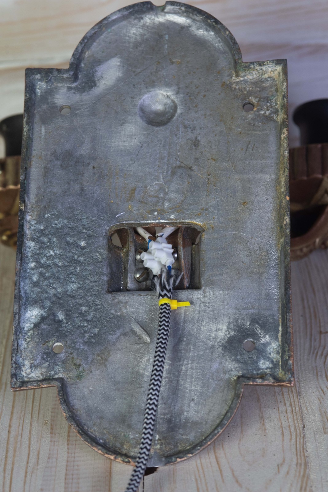 Vintage Soviet Wall Sconce Stalinist Empire Style with 2 Bulbs E26/E27