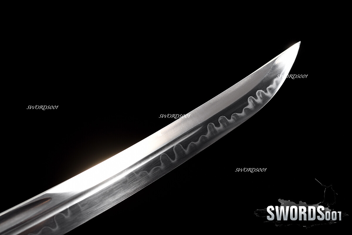 Self Defense Clay Tempered Sharp Knife Japanese Samurai Short Sword Tanto 20 In