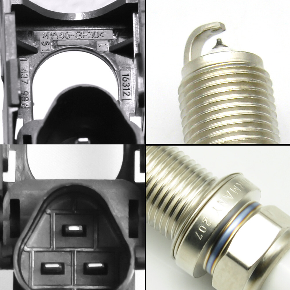 6 Pack Ignition Coil & Spark plugs for BMW 128i 328i 335i 528i 535i X5 X3 UF592