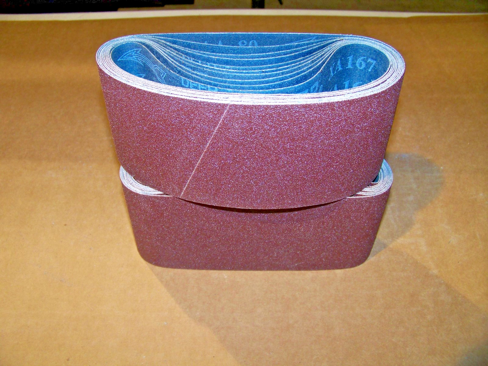 PREMIUM  A/O,  X-WEIGHT  SANDING  BELTS  3" X 18",  10 - PACK,  50-GRIT