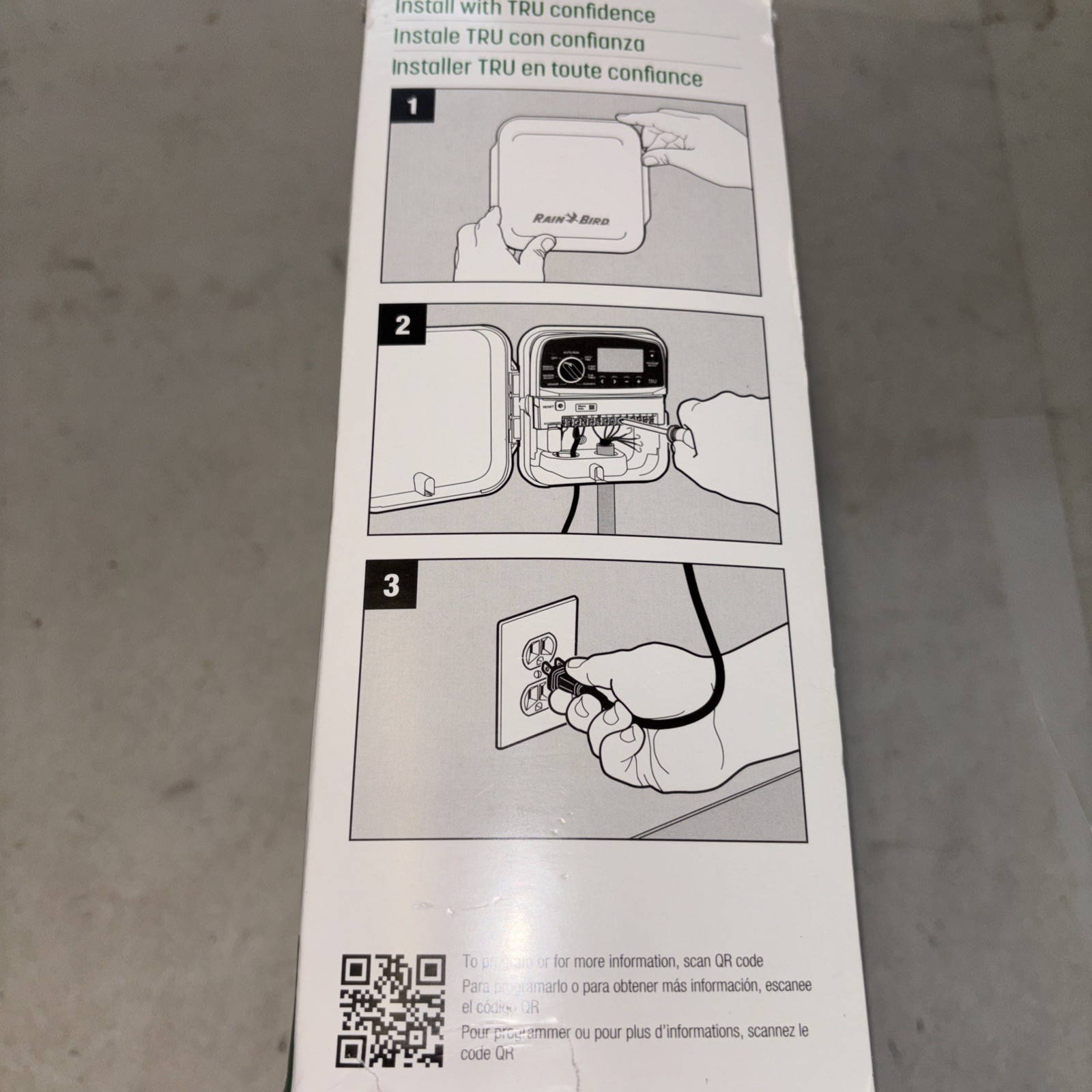 Rainbird TRU80 8 St. Sprinkler Controller Indoor/Outdoor Irrigation NEW.A7 9921