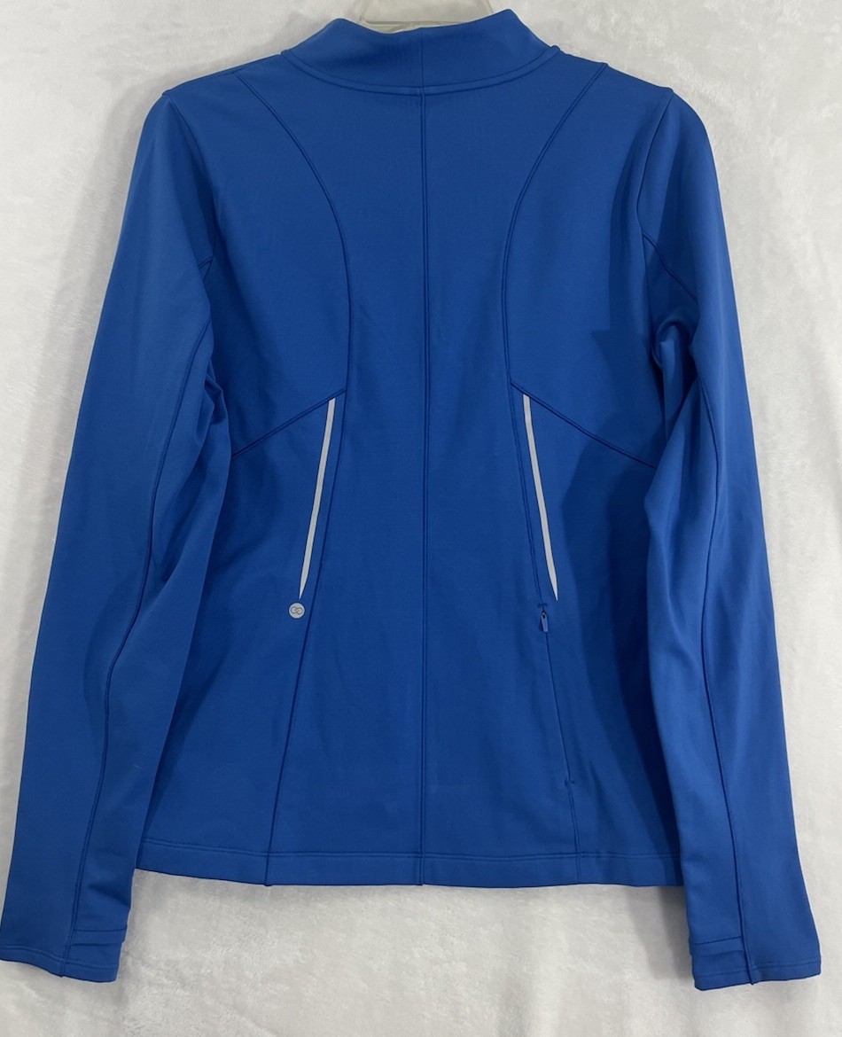 New Calia By Carrie Underwood 1/4 Zip Top XXL 1X Blue Dash Thermal Running Women