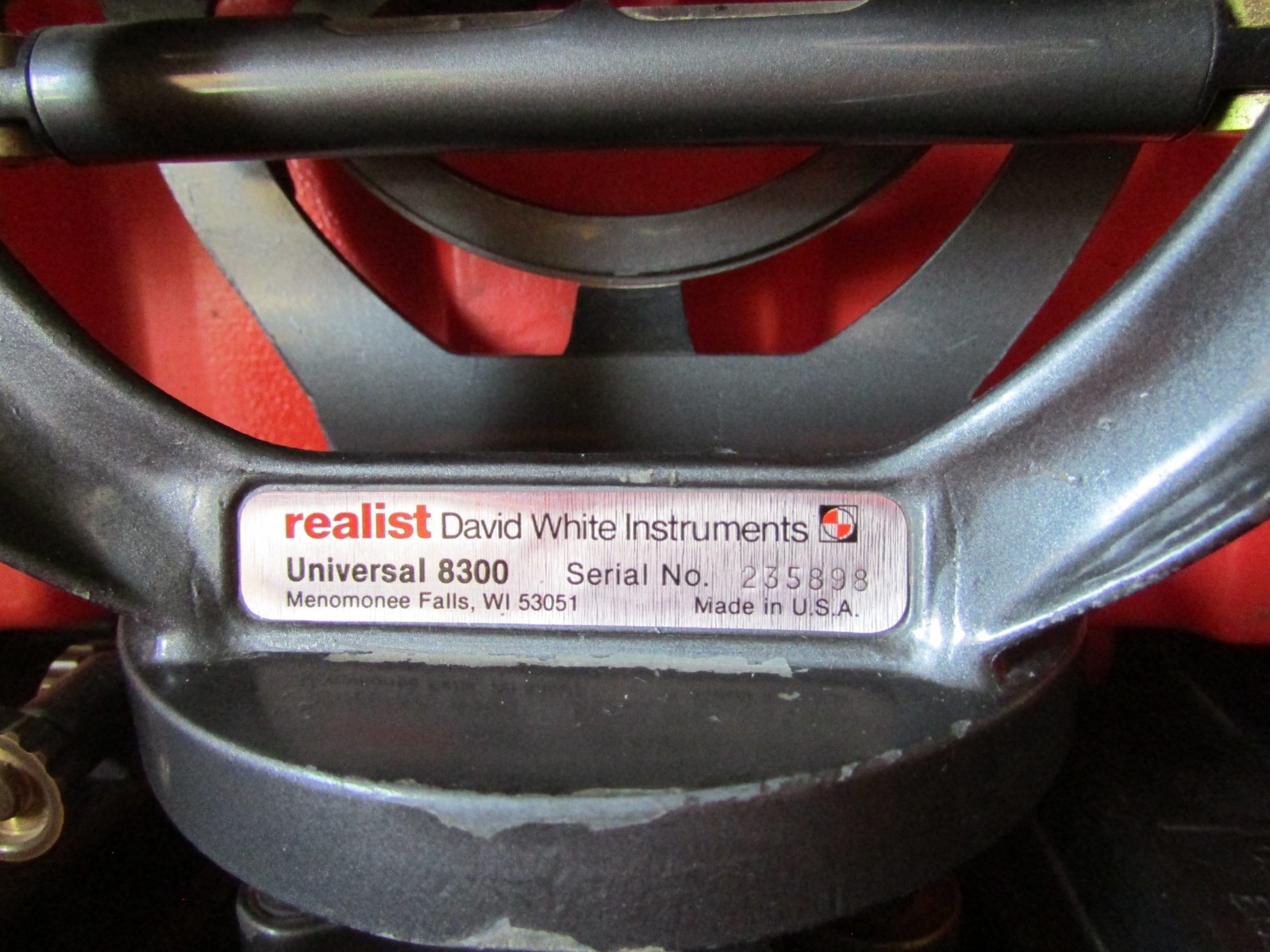 David White Instruments Transit Universal 8300 Realist