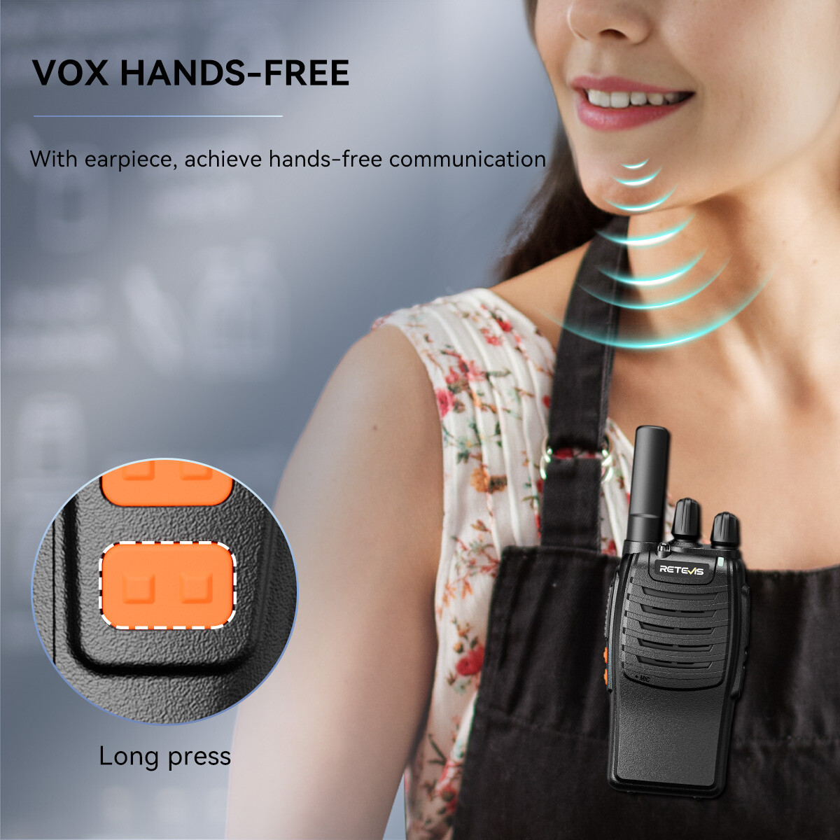 10*Retevis H777 UHF FRS Walkie Talkies Long Range 2W 16CH VOX TOT Two Way Radio