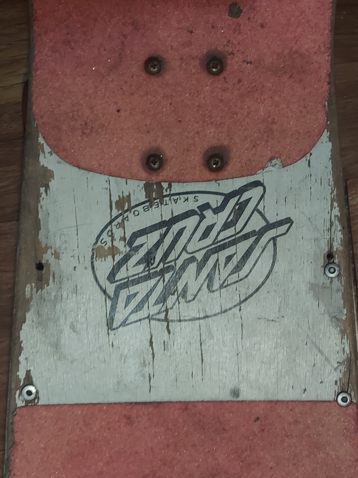 Vintage 80s OG Santa Cruz Slasher Skateboard 1980s Independent And Venture Truck