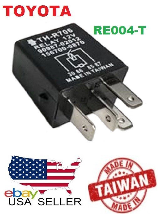 90987-02012 FIT TOYOTA 90987-02027 156700-0870  RELAY  REPLACES RY-465 RE004-T