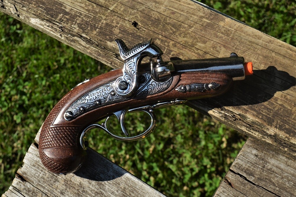 1862 Baby Philadelphia Derringer - Civil War Lincoln Assassination Denix Replica