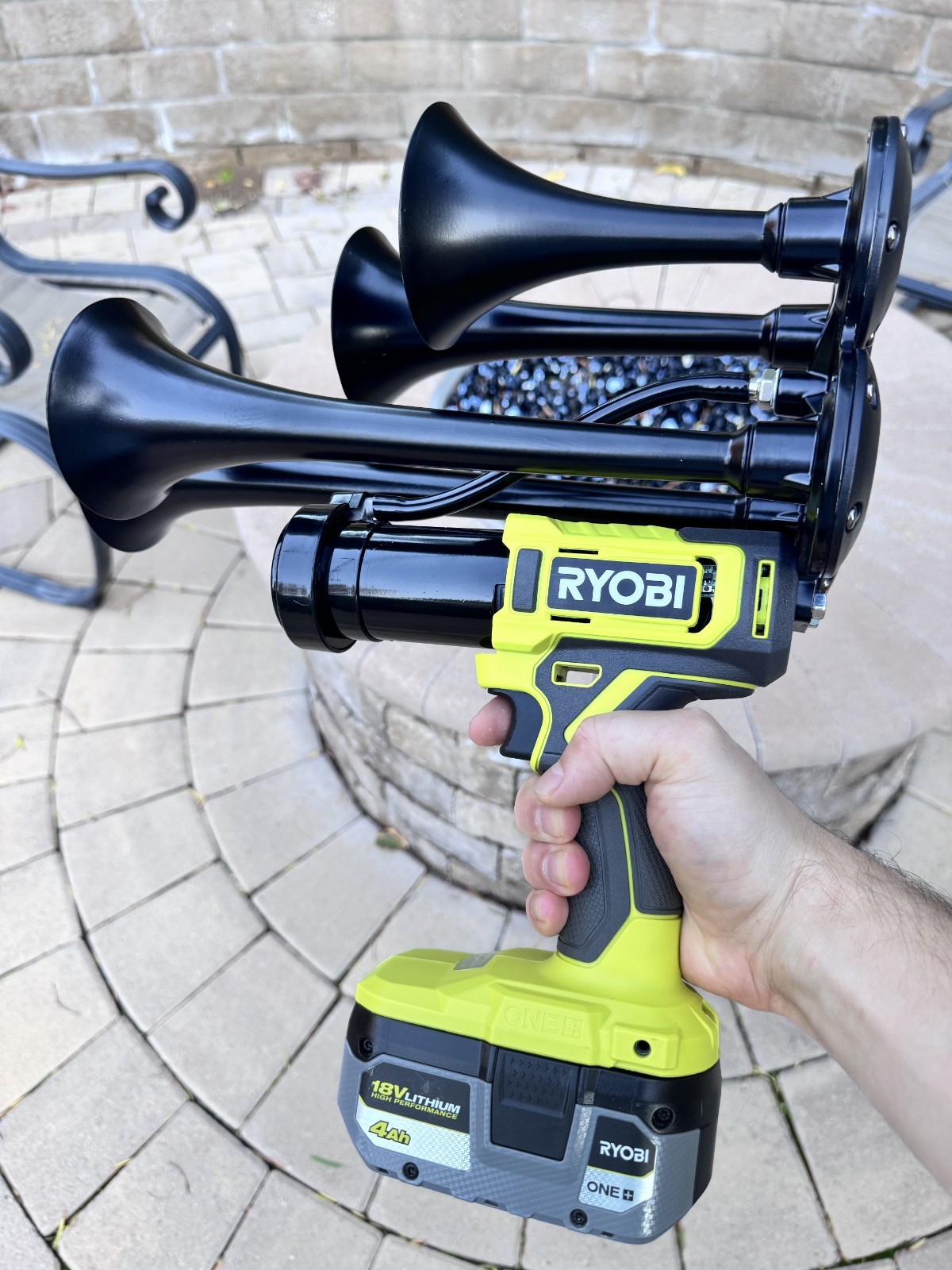 Ryobi Train Horn + Remote Control | Assembled in USA