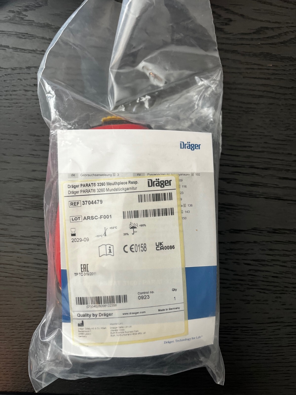 PARAT 3260 Mouthpiece Respirator