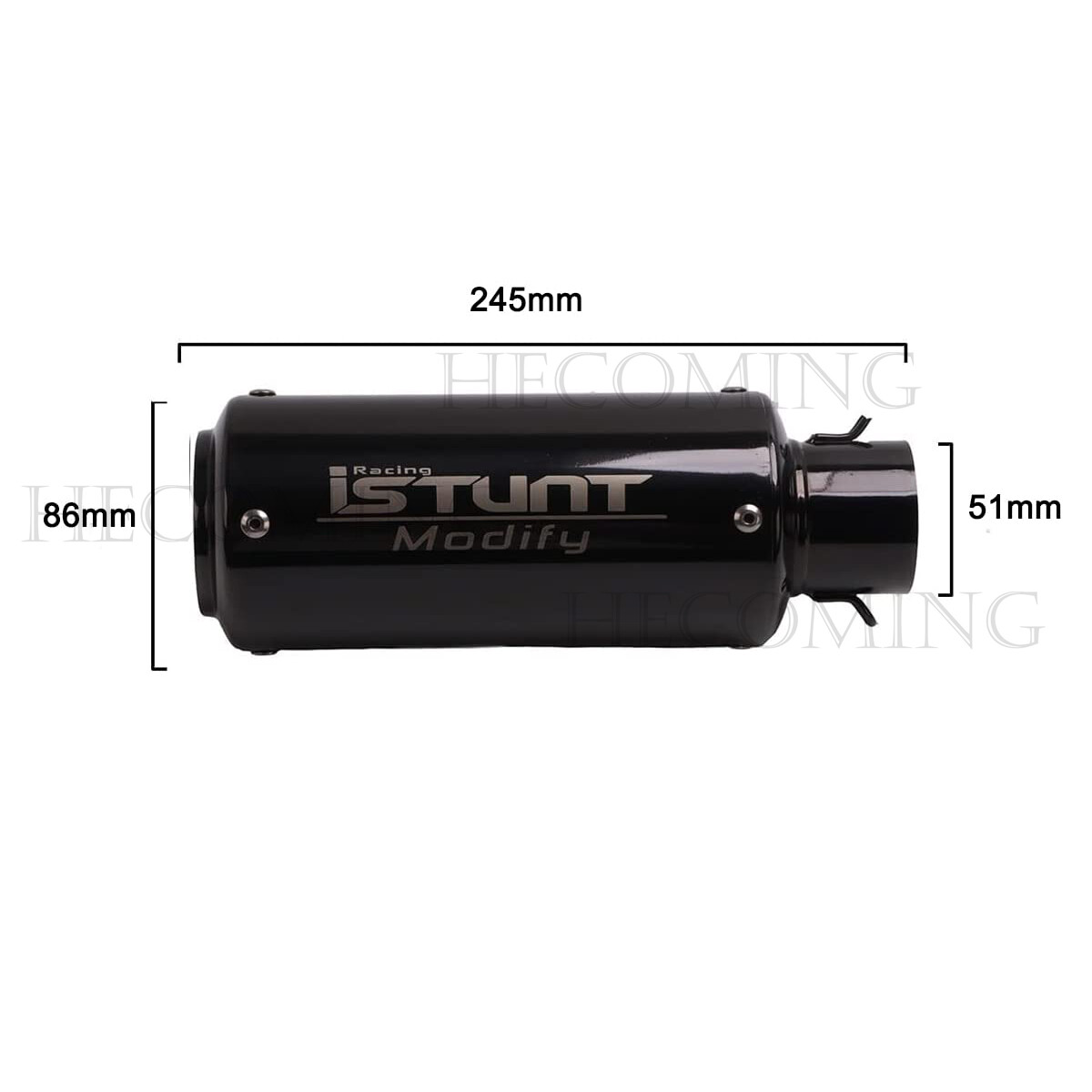 Full Motorcycle Exhaust System For Honda Grom msx 125 2021-2024 Muffler Baffle