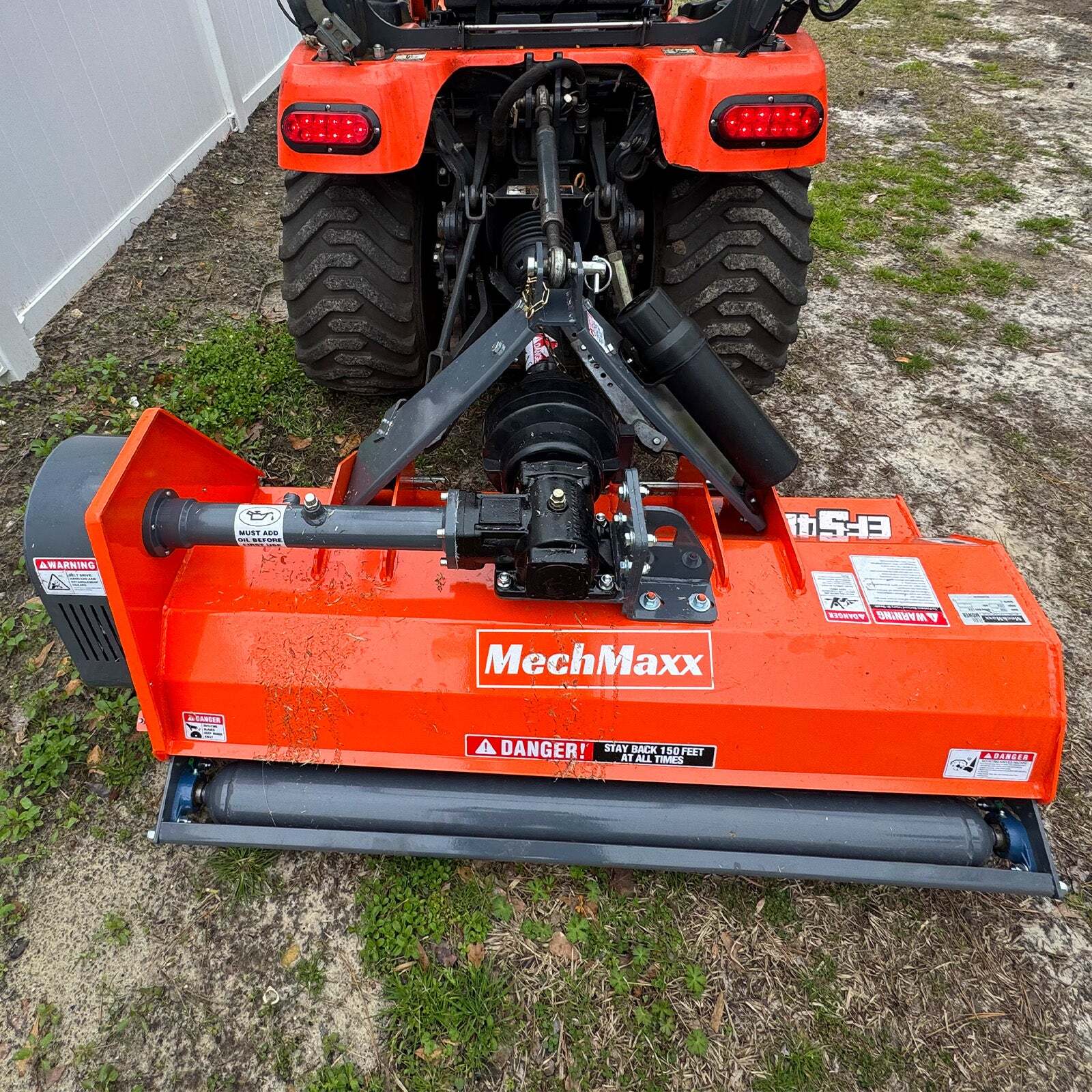 MechMaxx 3 Point PTO 48'' Light-duty Flail Mower For 15-35hp Tractor, EFS48