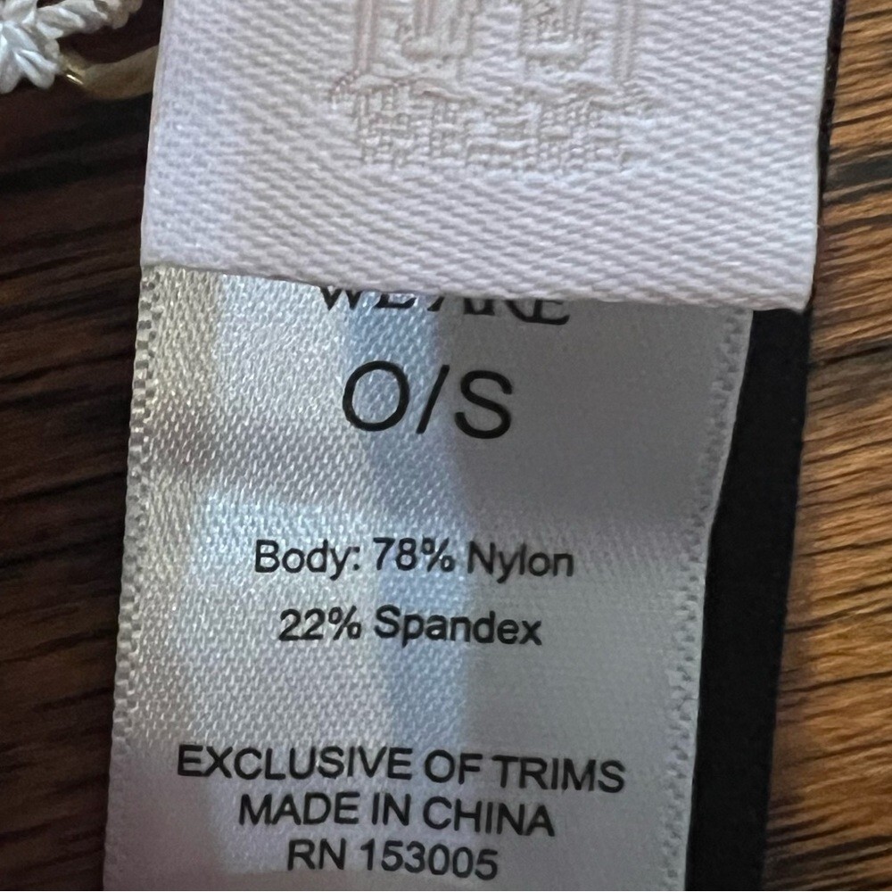 NWT HAH X Free People Strapped in Harness OS Black Lingerie Garter XS S M L XL