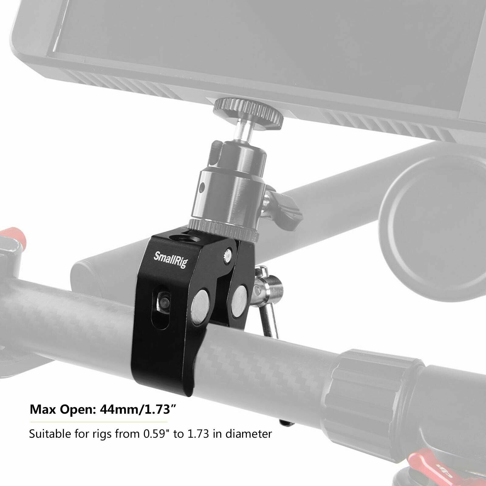 SmallRig Super Clamp(2 Pack) Magic Arm Clamp for DJI Ronin Camera Monitor 2058