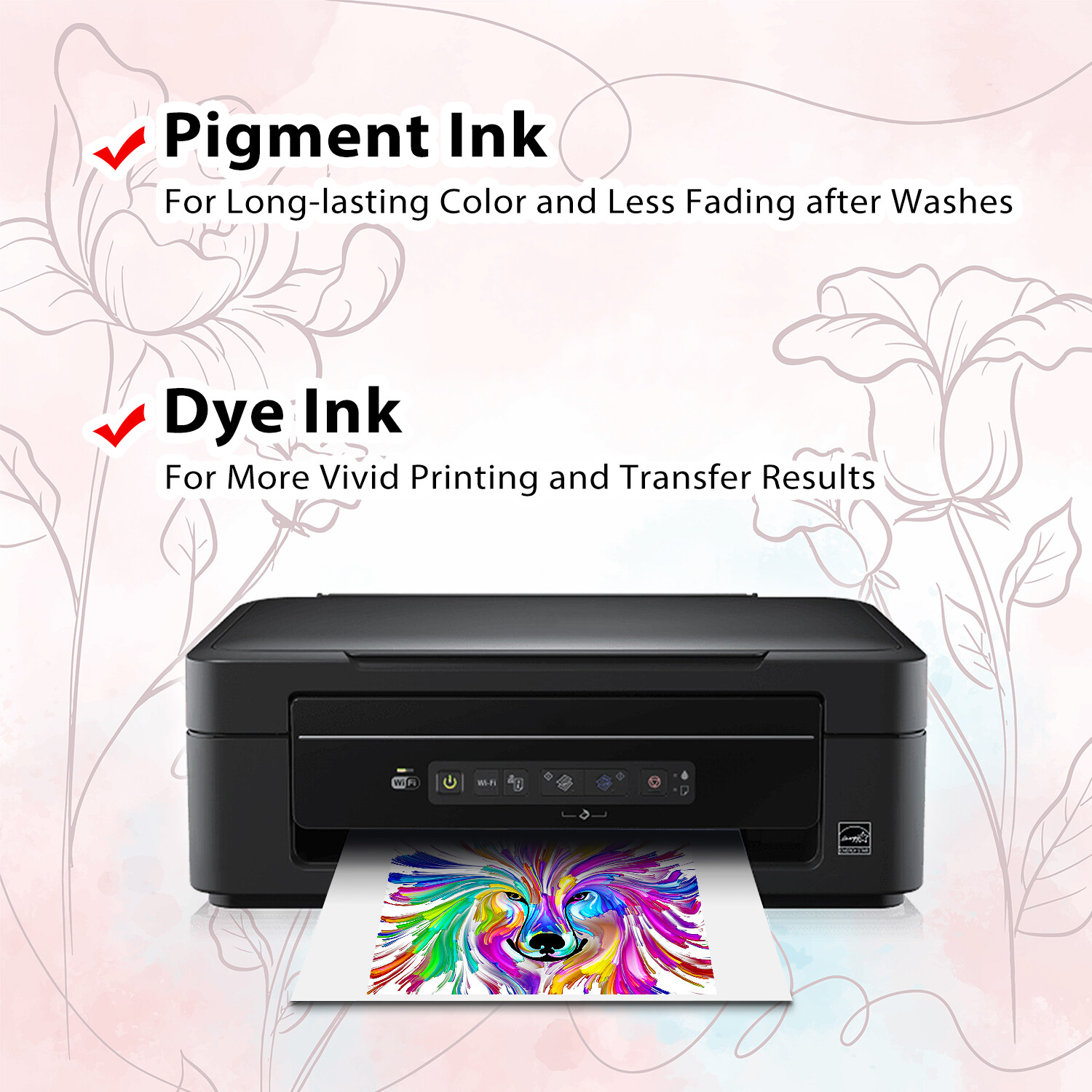 A-SUB Inkjet Printable Heat Transfer Paper DARK + LIGHT 20 Sheets Iron-On HTV