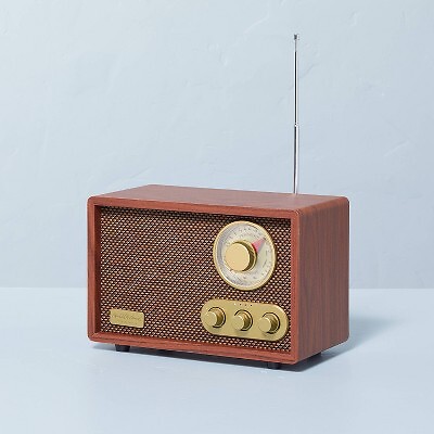 Portable AM/FM Bluetooth Radio Tonal Brown - Hearth & Hand with Magnolia