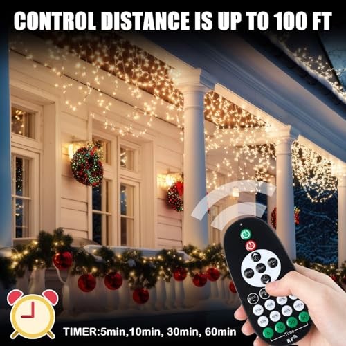 Outdoor Dimmer for String Lights Christmas Light Controller Xmas Remote