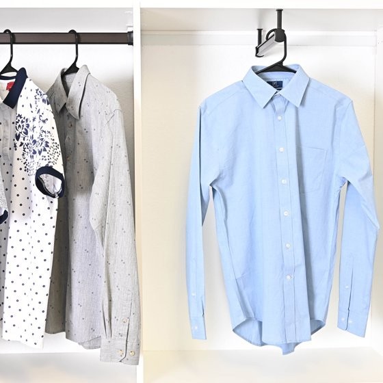 Plastic Clothes Hangers - 50 Pack, Lightweight & Durable - Everyday Use - Black