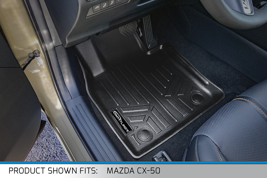SMARTLINER Custom Fit 2 Rows & Cargo Liner Set For 2023 - 2025 Mazda CX-50