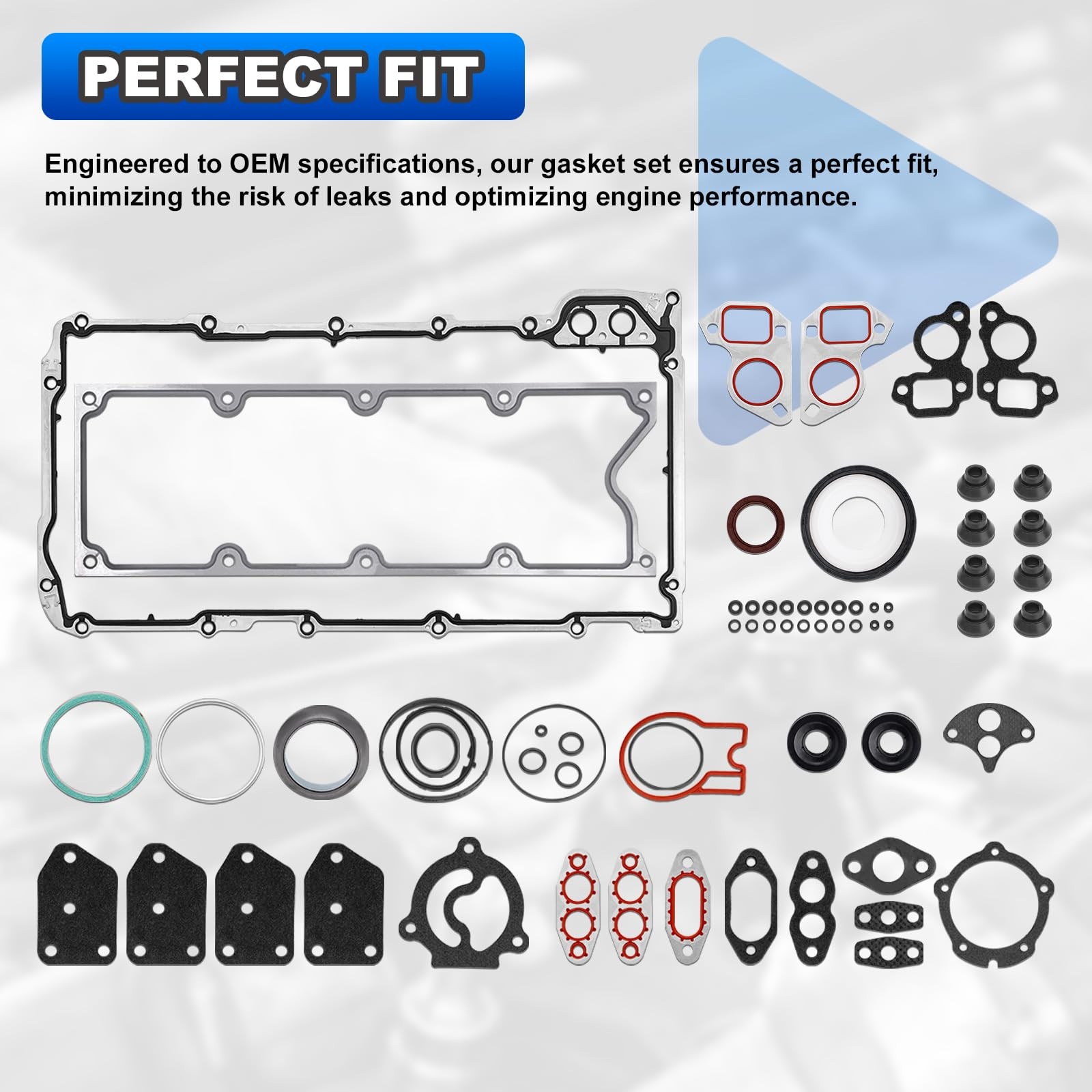 Head Full Gasket Set for 2002-11 Chevy Silverado 1500 Tahoe GMC Sierra 5.3L 4.8L