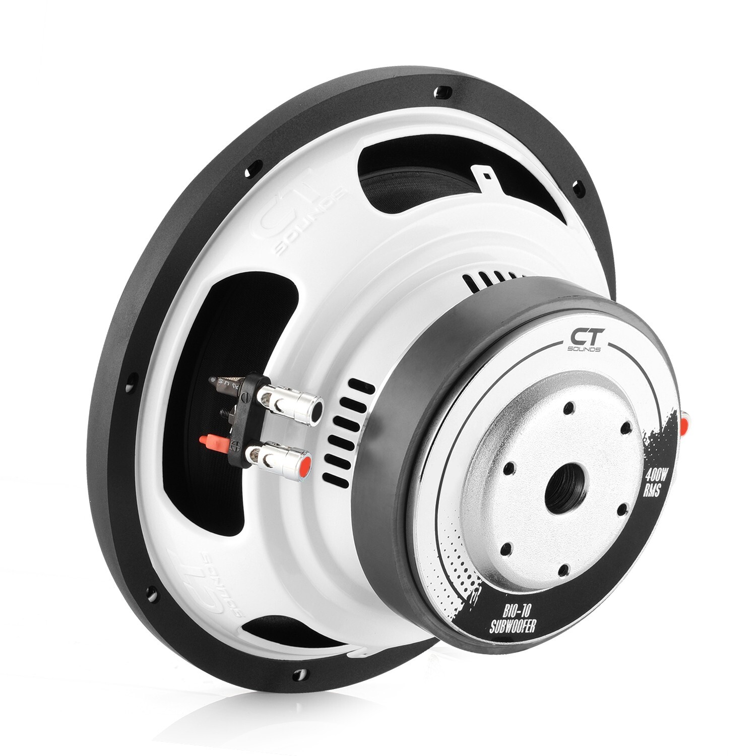 CT Sounds Bio 10” 800-Watt Dual 4-Ohm Car Subwoofer