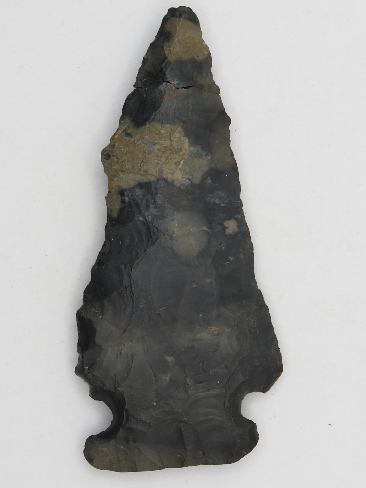 3½" SIDE NOTCHED INDIAN ARROWHEAD - AUTHENTIC with GREAT COLOR! *