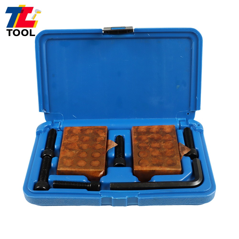 MATCHED PAIRS .0001" PRECISION 1-2-3 123 BLOCK SET With Screws HEX KEY 23 HOLES