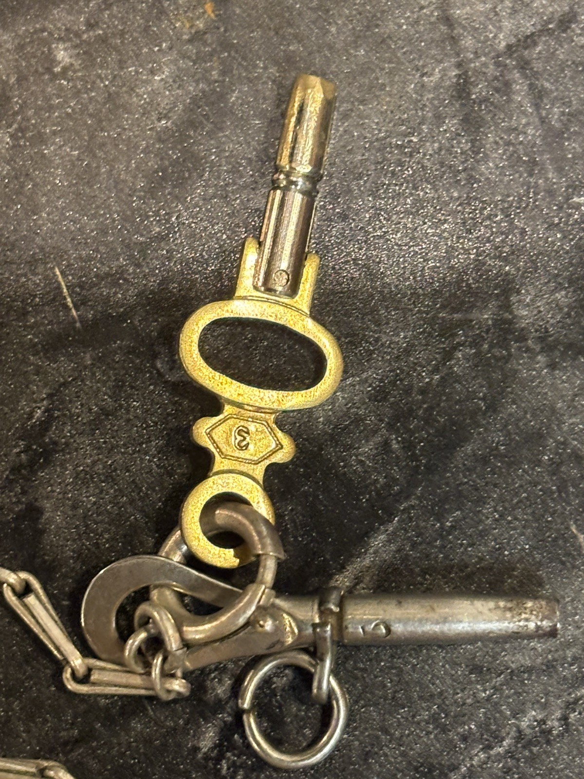 VINTAGE BUREN 935 STERLING POCKETWATCH WORKING 50mm KEY WIND NEEDS SERVICED