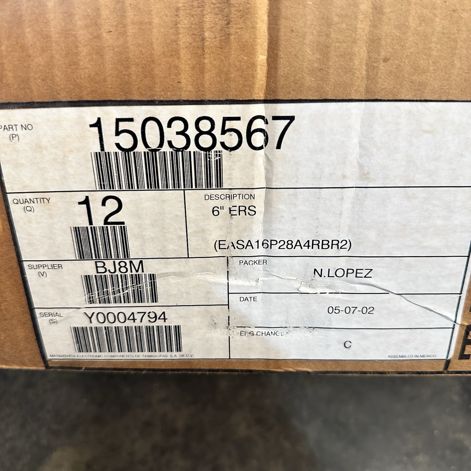 New ACDelco OEM GM 15038567 6.5” Front Door Speaker 1999-2003 GM Trucks SUVs