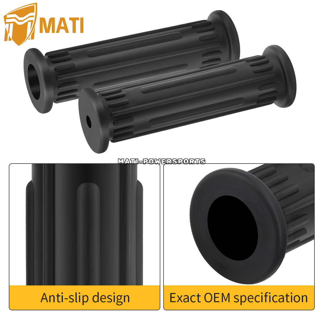 2PCS Handlebar Grips for Polaris Sportsman 500 4x4 6x6 1996-2006 #5433834-070