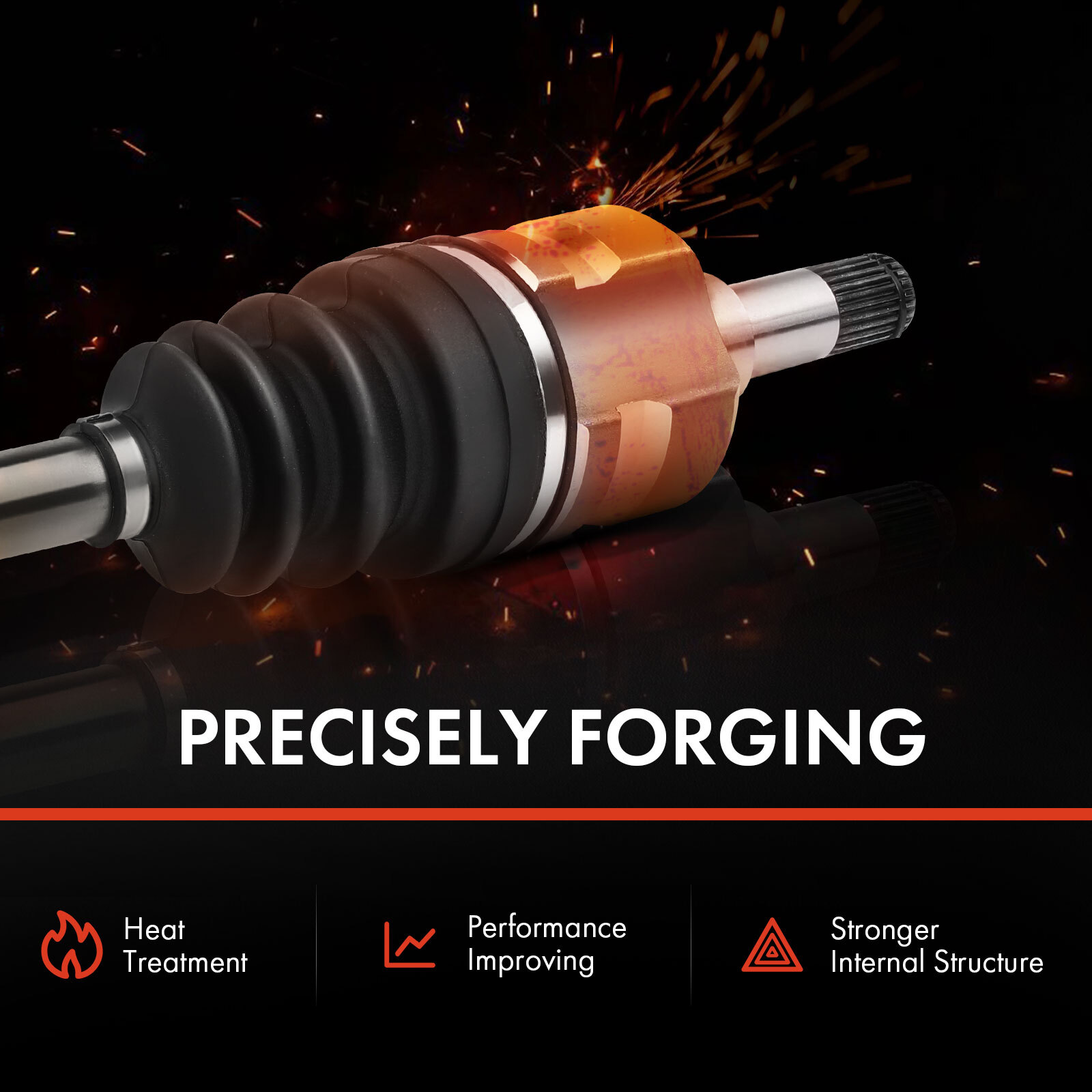 Front Passenger CV Axle Assembly for Nissan Altima 2013-2018 Maxima 2016-2020