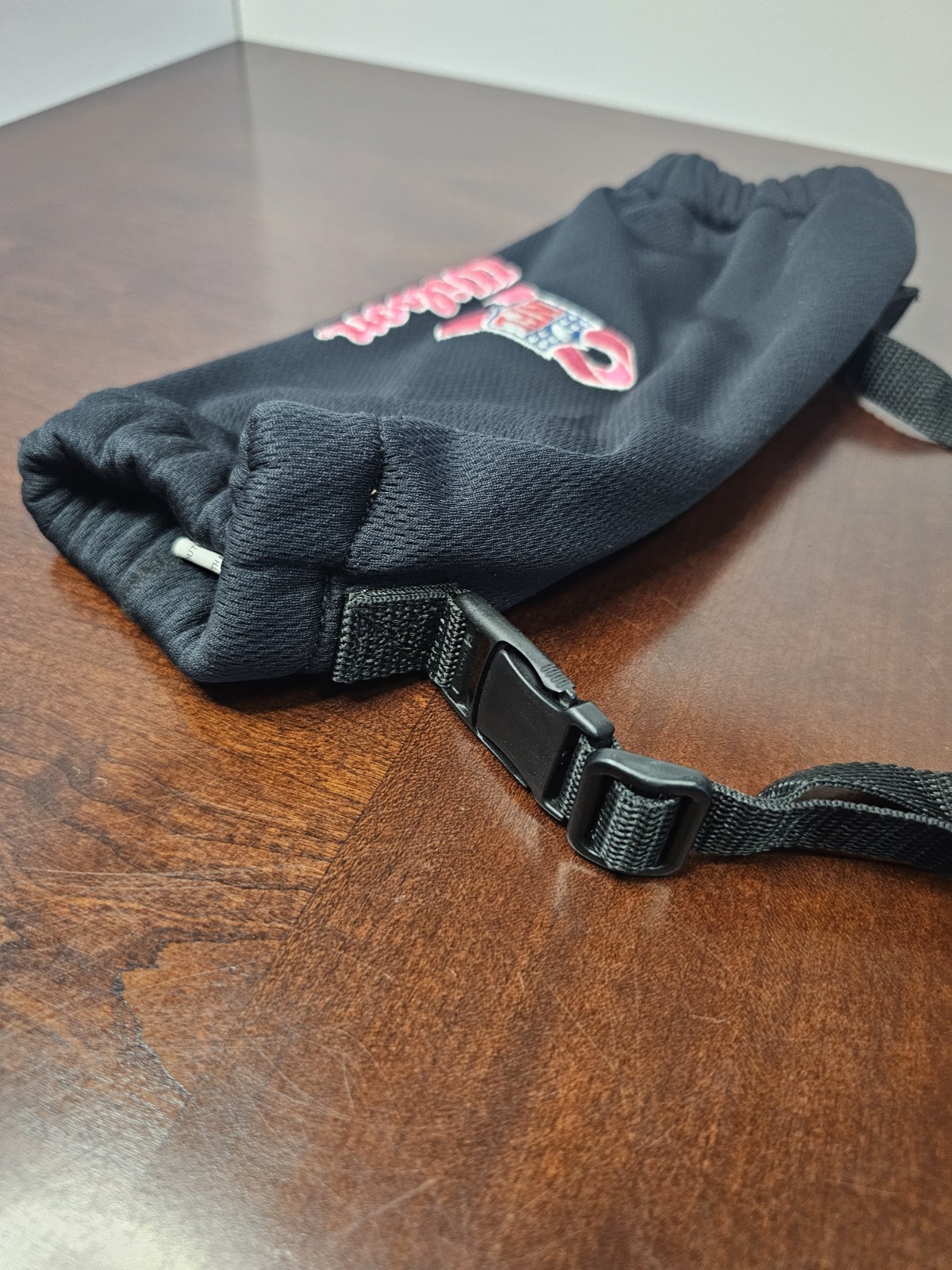 Wilson Youth Football Hand Warmer Pink Text Pink Ribbon BCA Edition