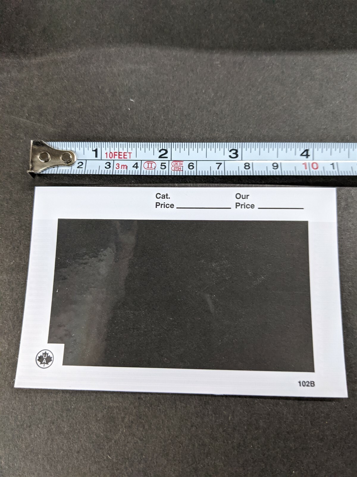 CKStamps : 102 Dealer Cards - Black (Box of 1000),Dimensions: 4 1/4" (W) x 2 3/4