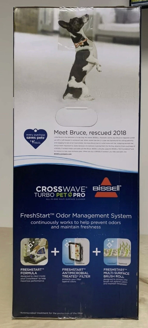 [FREE SHIPPING] Bissell 2306 CrossWave Pet Pro Wet-Dry Vacuum Cleaner - Purple