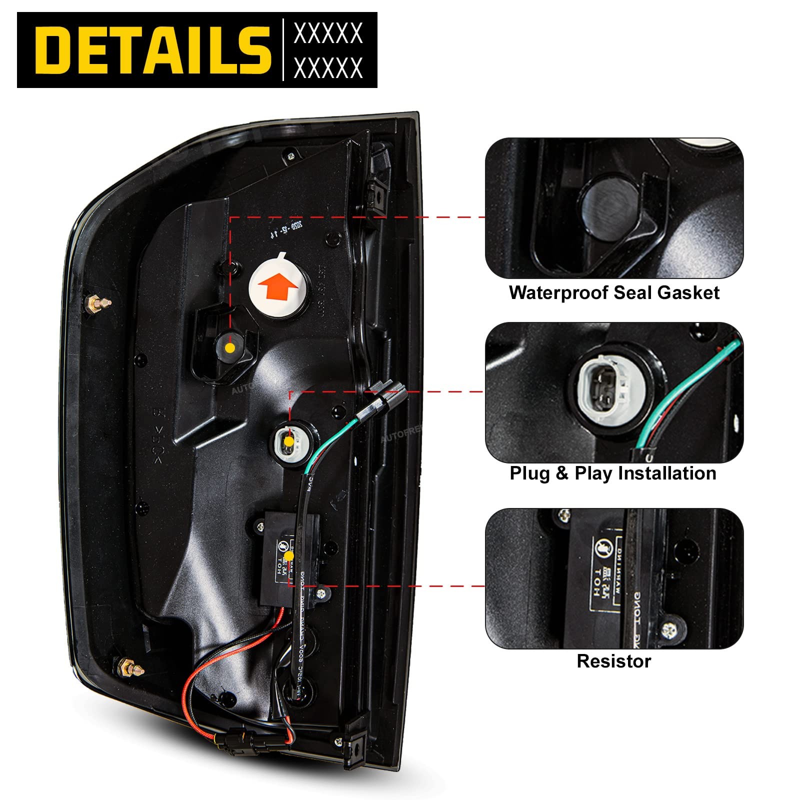 LED Tail Lights for 2014-2021 Tundra Dynamic Turning Signal Rear Tail