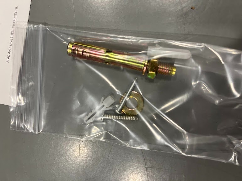 Boltic 20" Wall-Mounted 3-Speed Workstation Fan - 3,540-4,680 CFM, 120V