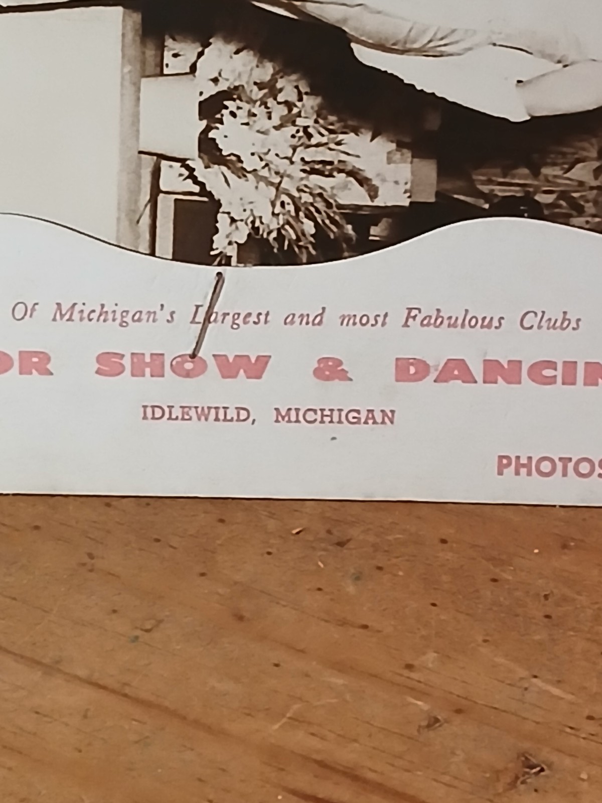 Antique African American * FLAMINGO CLUB* IDLEWILD MICHIGAN