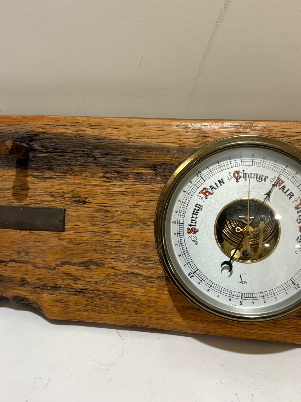 1870 Great Lakes shipwreck artifact, Lufft thermometer, barometer, hydrometer