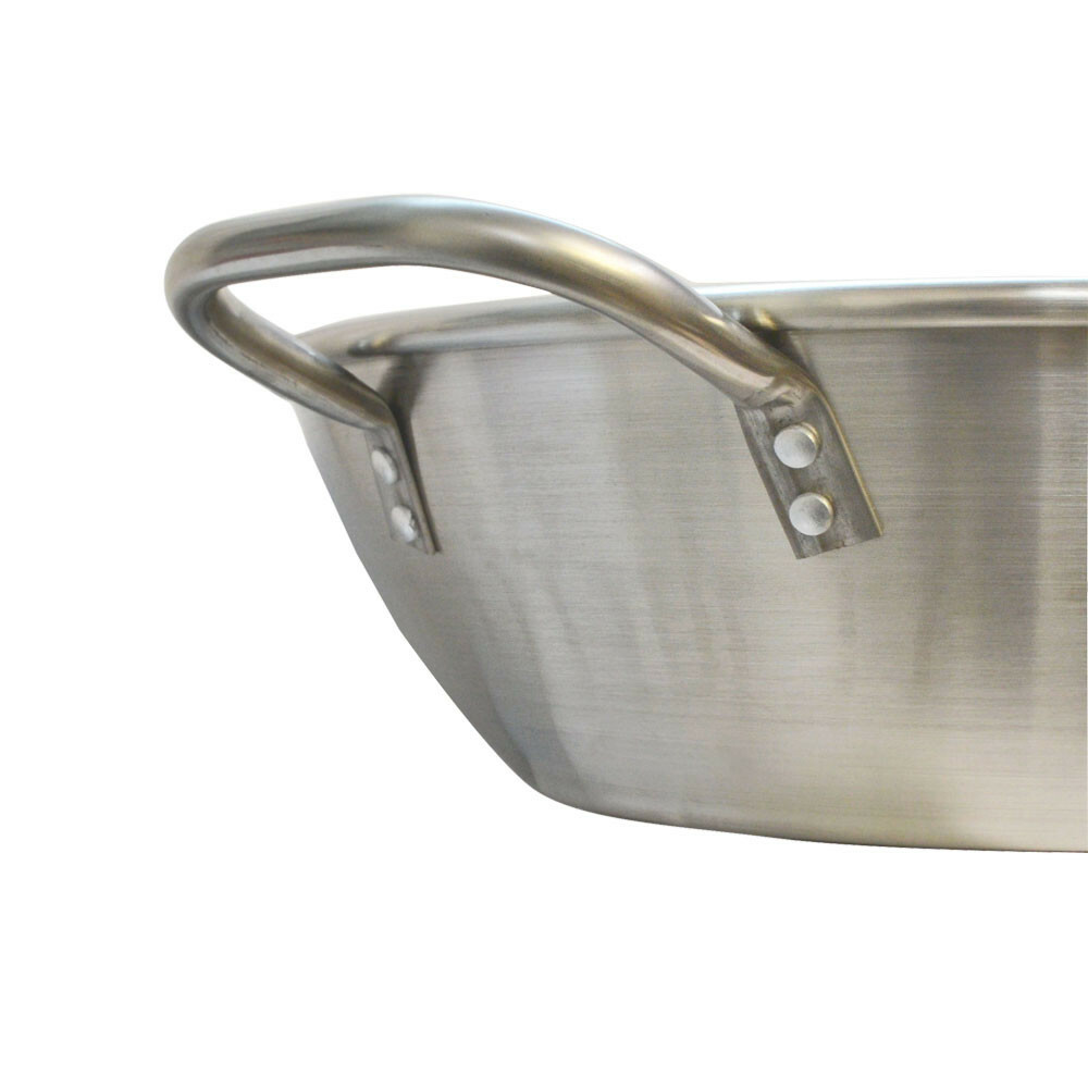 19" Carnitas Cazo Stainless Steel Caso Pot Pan Wok Gas Stove burner Cook