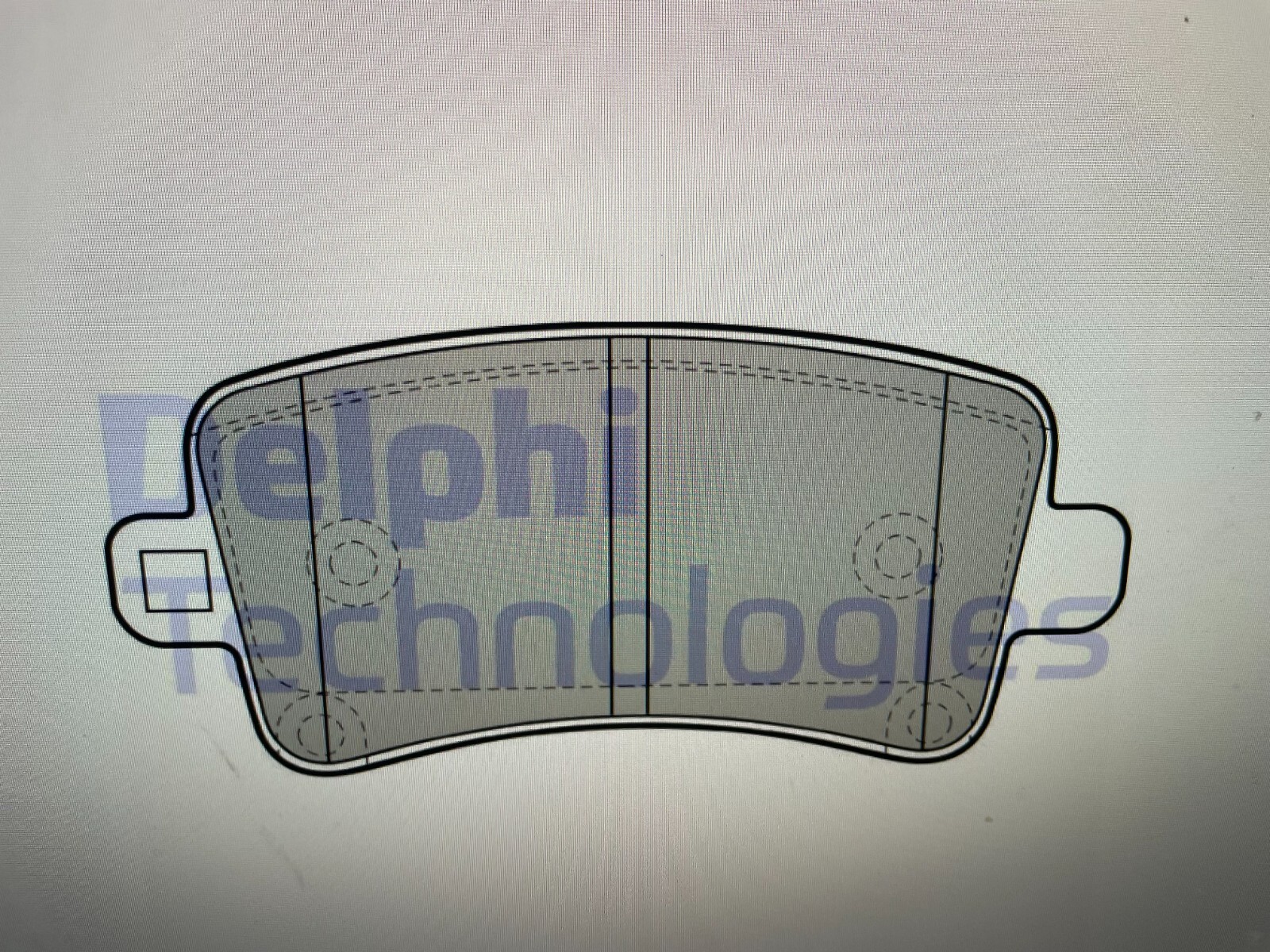 Delphi OEM Rear Brake Pads For Chevy Impala Malibu Saab 9-5 20965713 22846361