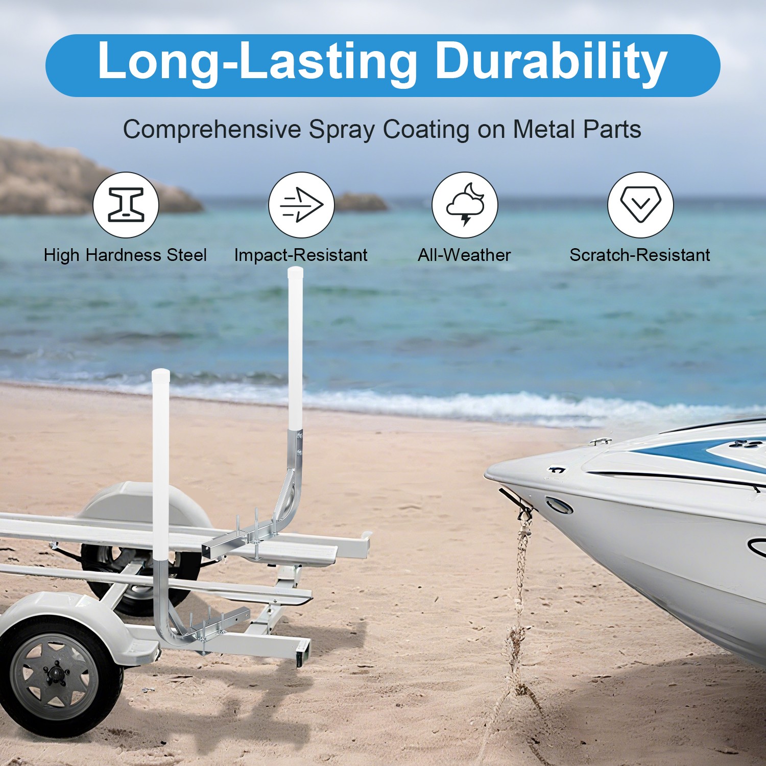 Boat Trailer Guide 31"-48" Adjustable Design, Boat Trailer Guides Poles Kits