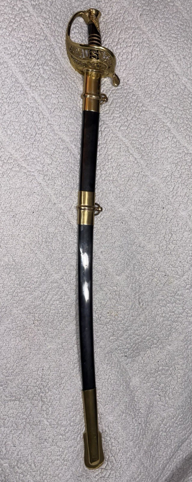 A High Quality Reproduced Model 1850 Staff & Field Officer Sword w/ Scabbard
