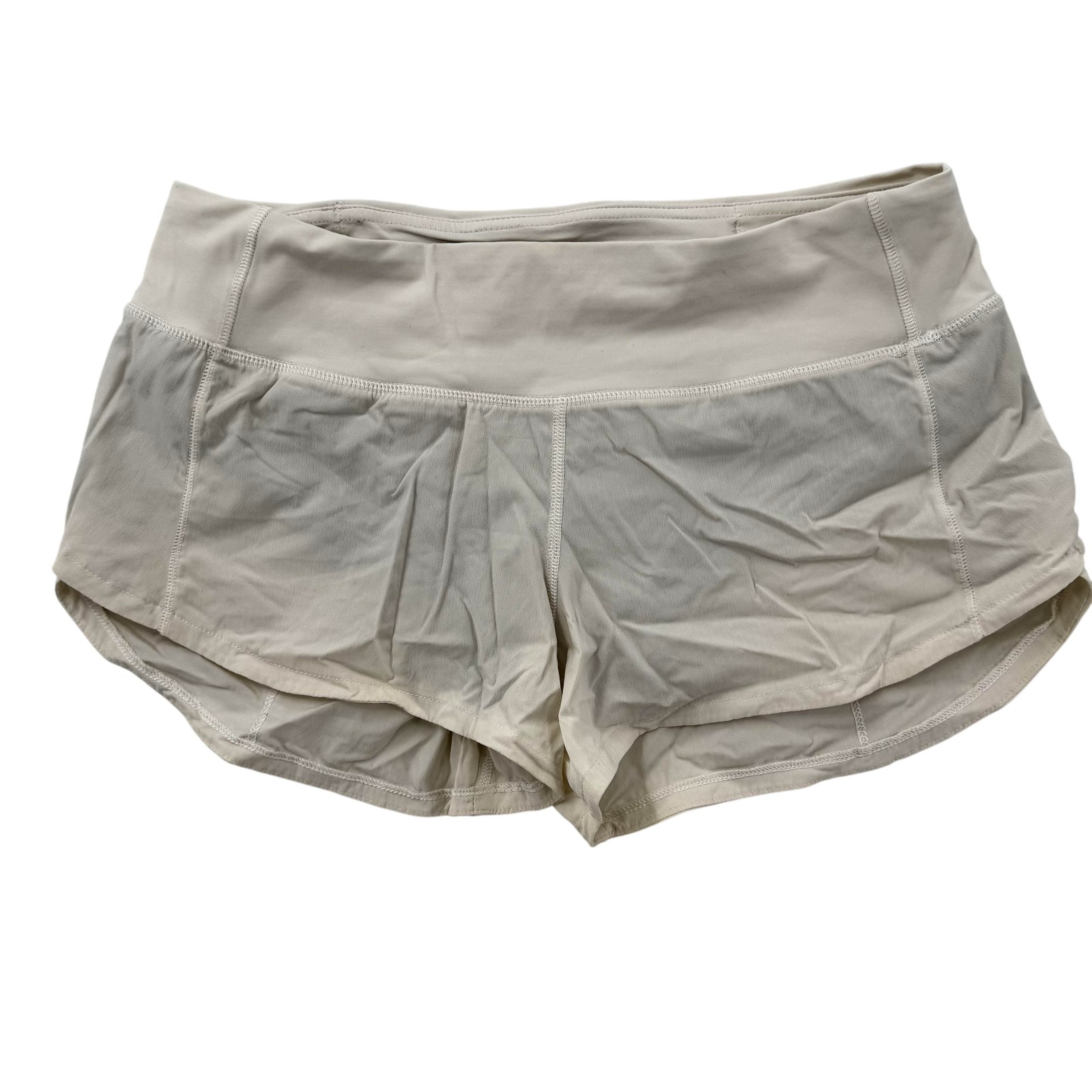 Lululemon Shorts Womens 4 Run Speed Athletic Lined Zip Pocket Lightweight Gym