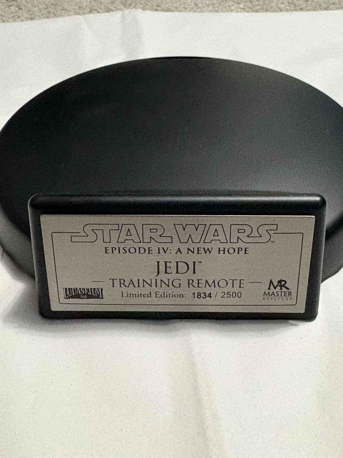 Master Replicas 1:1 Scale Star Wars Jedi Training Remote Prop Replica #1834/2500