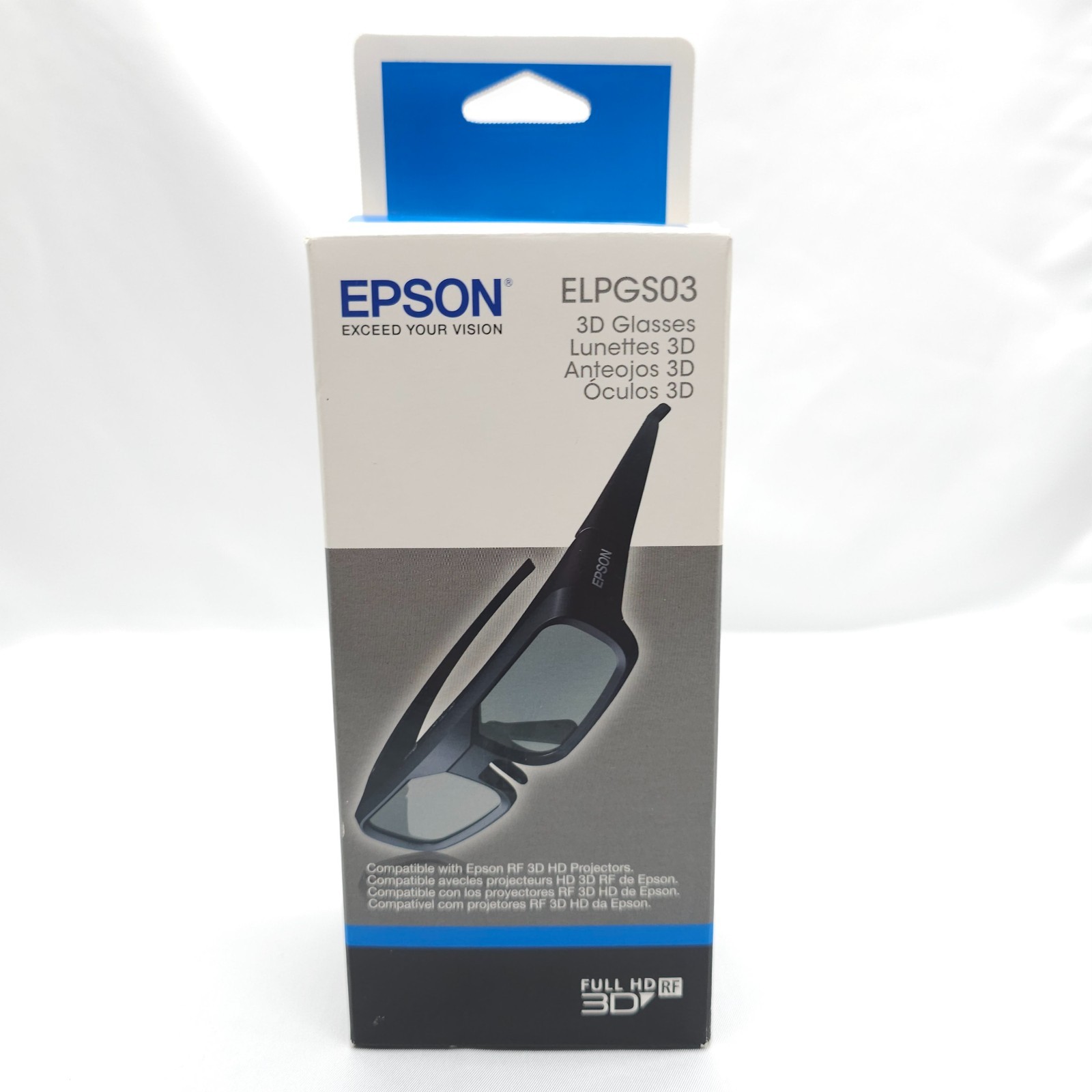 Genuine Epson 3D Glasses (RF) ELPGS03 For Epson Projectors