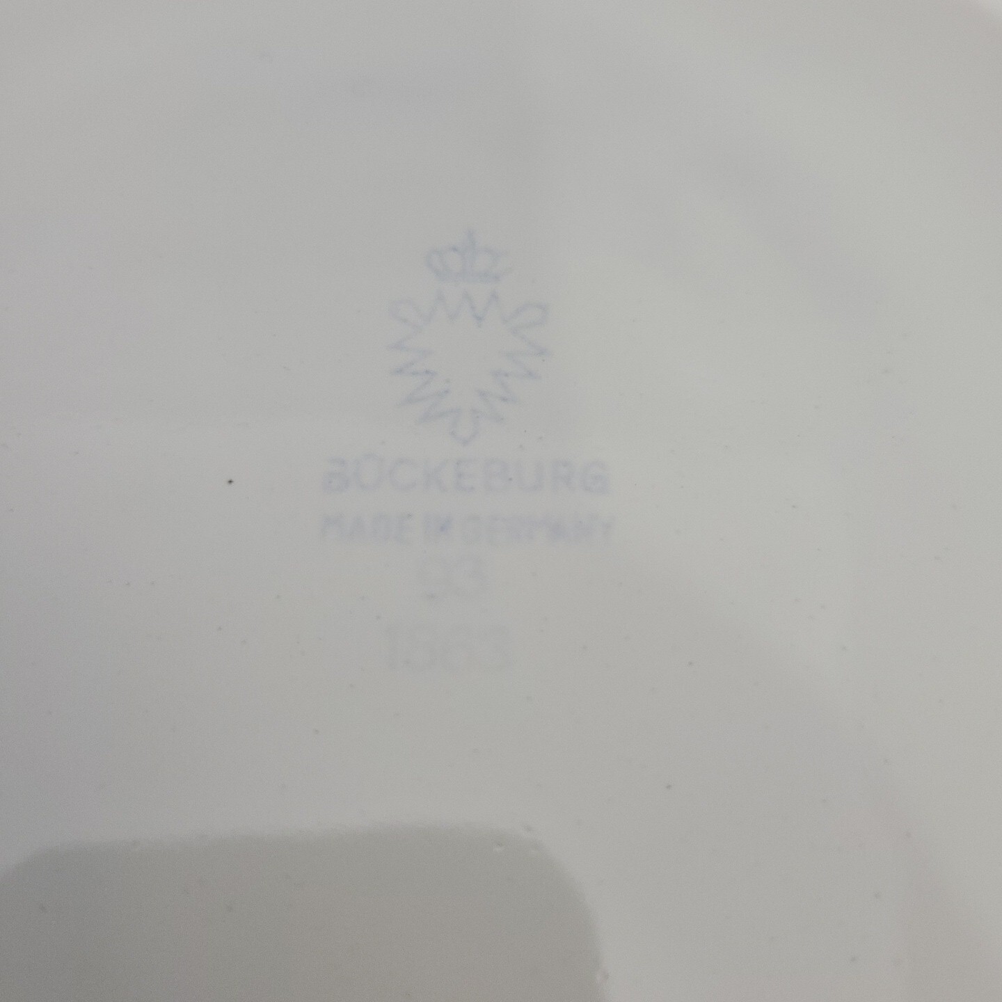 Buckeberg Punch Set Ceramic with Teak Lid and Plastic Ladle Modern