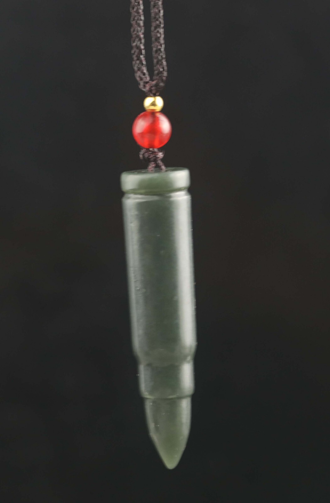 China Old Natural hetian Jade Hand Carved Statue pendant